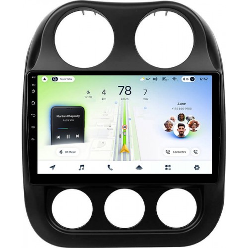 Штатна магнітола Teyes CC4L 6+64 Gb Jeep Compass 1 MK 2009-2015 10"