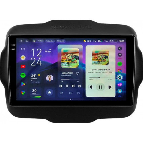 Штатна магнітола Teyes CC4 Pro 2k 8+128 Gb Jeep Renegade 2014-2018 9"
