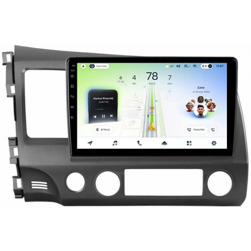 Штатна магнітола Teyes CC4L 4+64 Gb Honda Civic 8 FK FN FD 2005-2012 10"
