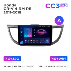 Штатна магнітола Teyes CC3 2k 4+32 Gb Honda CR-V 4 RM RE 2011-2018 (A) 10