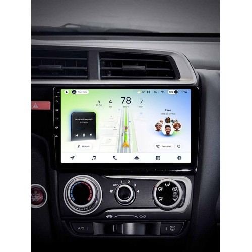 Штатная магнитола Teyes CC4L 6+64 Gb Honda Jazz 3 / Fit 3 GP GK 2013-2020 (A) 10"