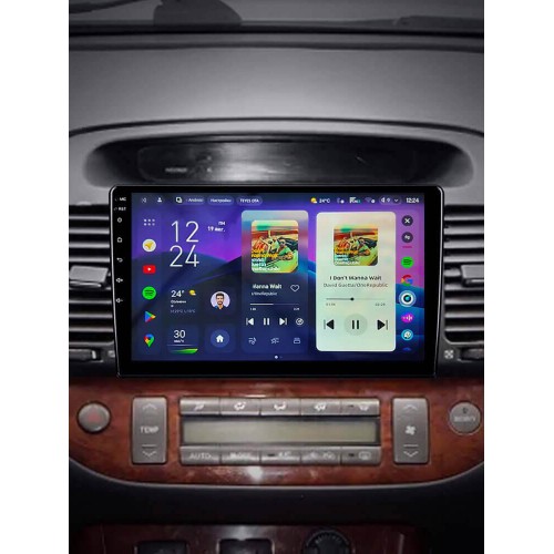 Штатна магнітола Teyes CC4 Pro 2k 8+128 Gb Toyota Camry 5 XV 30 2001-2006 (A) 9"