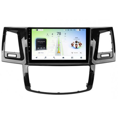 Штатна магнітола Teyes CC4L 4+64 Gb Toyota Fortuner 1 AN50 AN60 HILUX Revo Vigo 2008-2014 (F1) 9"