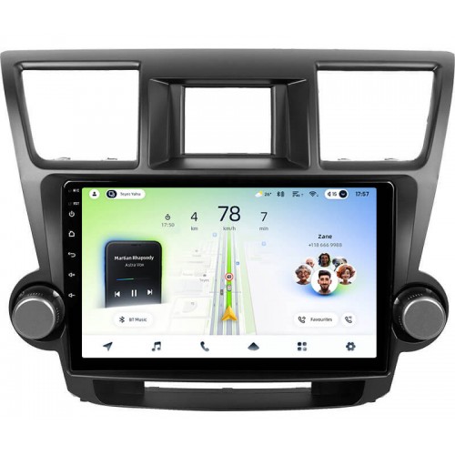 Штатна магнітола Teyes CC4L 4+64 Gb Toyota Highlander 2 XU40 2007-2013 (F1) 10"
