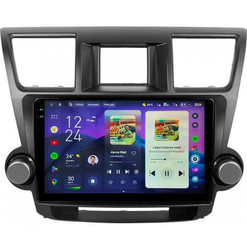 Штатна магнітола Teyes CC4 2k 8+128 Gb Toyota Highlander 2 XU40 2007-2013 (F1) 10"