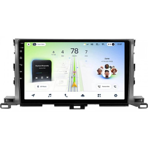 Штатна магнітола Teyes CC4L 4+64 Gb Toyota Highlander 3 XU50 2013-2018 10"