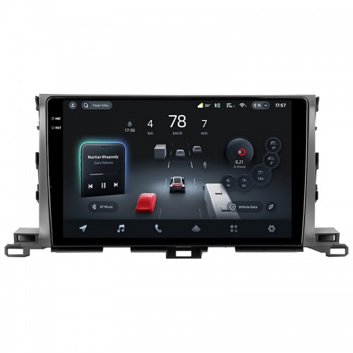 Штатная магнитола Teyes CC4 Pro 2k 8+128 Gb Toyota Highlander 3 XU50 2013-2018 10"