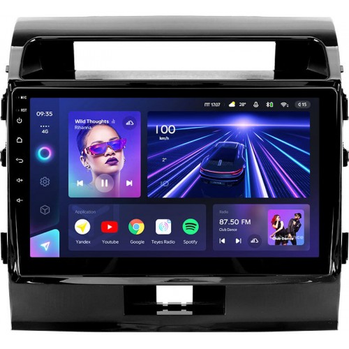 Штатная магнитола Teyes CC3 6+128 Gb Toyota Land Cruiser 200 11 2007-2015 (F1) 10"