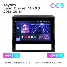 Штатна магнітола Teyes CC3 4+64 Gb Toyota Land Cruiser 11 200 2015-2018 9