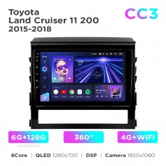 Штатная магнитола Teyes CC3 6+128 Gb 360° Toyota Land Cruiser 11 200 2015-2018 9