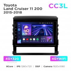 Штатная магнитола для Toyota Land Cruiser 11 200 2015-2018 Teyes CC3L 4+32 Gb 9"