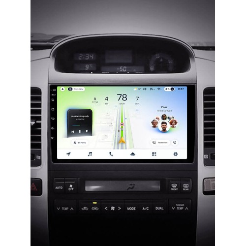 Штатна магнітола Teyes CC4L 6+64 Gb Toyota Land Cruiser Prado 120 / Lexus GX470 J120 2002-2009 (F1) (A) 9"