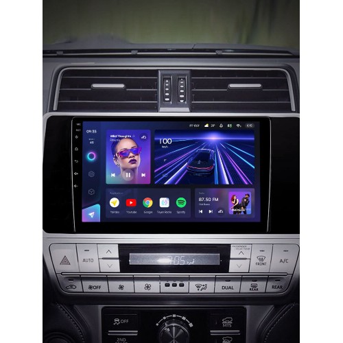 Штатна магнітола Teyes CC3 4+32 Gb Toyota Land Cruiser Prado 150 2018-2020 (Silver) 10"