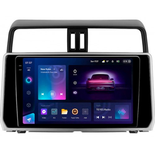 Штатная магнитола Teyes CC3 2k 4+64 Gb Toyota Land Cruiser Prado 150 2018-2020 (Silver) 10