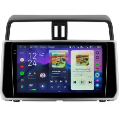 Штатная магнитола Teyes CC4 2k 6+64 Gb Toyota Land Cruiser Prado 150 2018-2020 (Silver) 10"