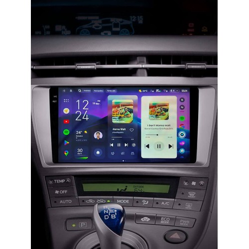 Штатная магнитола Teyes CC4 2k 8+128 Gb Toyota Prius XW30 2009-2015 9"