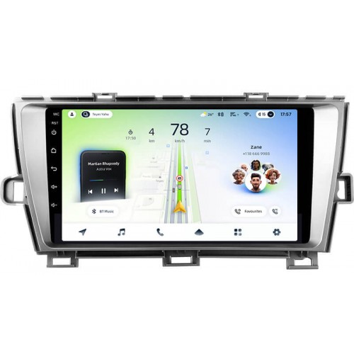 Штатная магнитола Teyes CC4L 6+64 Gb Toyota Prius XW30 2009-2015 9"
