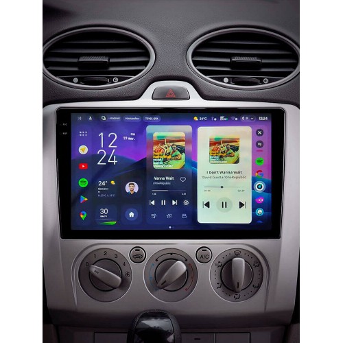 Штатна магнітола Teyes CC4 2k 6+64 Gb Ford Focus 2 Mk2 2004-2011 (F1) 9"