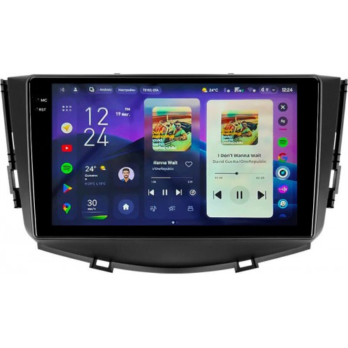 Штатная магнитола Teyes CC4 Pro 2k 8+128 Gb Lifan X60 2012-2018 9"