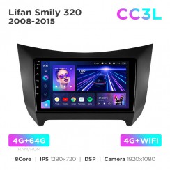 Штатная магнитола Teyes CC3L 4+64 Gb Lifan Smily 320 2008-2015 9"