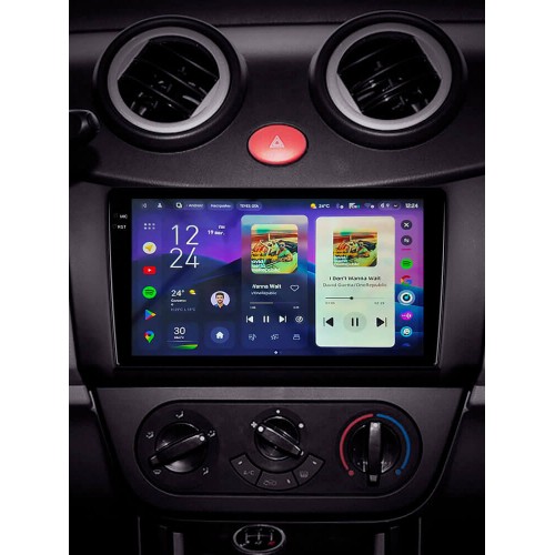 Штатная магнитола Teyes CC4 Pro 2k 12+256 Gb Lifan Smily 320 2008-2015 9"