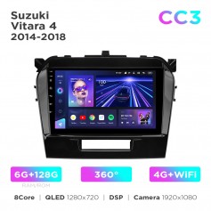 Штатна магнітола Teyes CC3 6+128 Gb 360° Suzuki Vitara 4 2014-2018 9