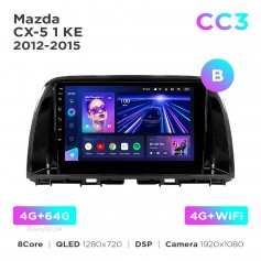 Штатна магнітола Teyes CC3 4+64 Gb Mazda CX-5 1 KE 2012-2015 (B) 9"