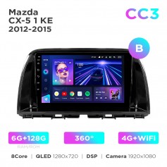 Штатна магнітола Teyes CC3 6+128 Gb 360° Mazda CX-5 1 KE 2012-2015 (B) 9