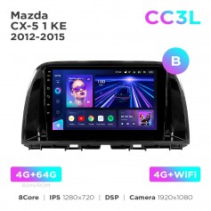 Штатная магнитола Teyes CC3L 4+64 Gb Mazda CX-5 1 KE 2012-2015 (B) 9"