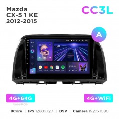 Штатная магнитола Teyes CC3L 4+64 Gb Mazda CX-5 1 KE 2012-2015 (A) 9"
