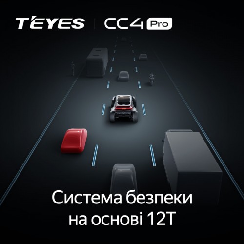 Штатна магнітола Teyes CC4 Pro 2k 12+256 Gb Kia RIO 3 2011-2017 9"