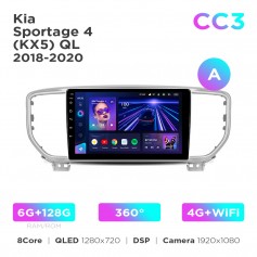 Штатна магнітола Teyes CC3 6+128 Gb 360° Kia Sportage 4 QL 2018-2022 (A) 9