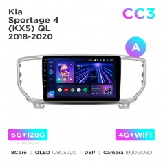 Штатна магнітола Teyes CC3 6+128 Gb Kia Sportage 4 QL 2018-2022 (A) 9