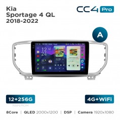Штатна магнітола Teyes CC4 Pro 2k 12+256 Gb Kia Sportage 4 QL 2018-2022 (A) 9"