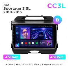 Штатна магнітола Teyes CC3L 4+64 Gb Kia Sportage 3 SL 2010-2016 (B) 9"