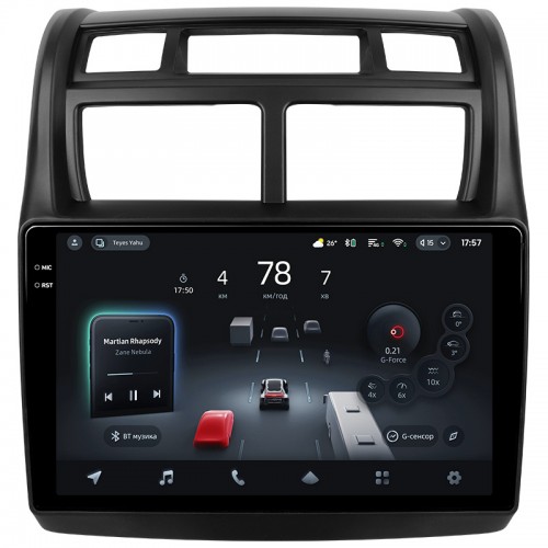 Штатная магнитола Teyes CC4 Pro 2k 12+256 Gb Kia Sportage 2 2007-2009 9"