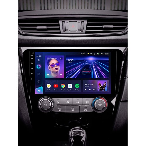 Штатная магнитола Teyes CC3 4+32 Gb Nissan Qashqai / X-Trail 3 T32 2013-2022 Manual air conditioning (F1) (C) 10"