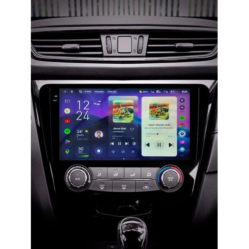 Штатная магнитола Teyes CC4 2k 8+128 Gb Nissan Qashqai / X-Trail 3 T32 2013-2022 Manual air conditioning (F1) (AB) 10"