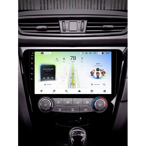 Штатна магнітола Teyes CC4L 6+64 Gb Nissan Qashqai / X-Trail 3 T32 2013-2022 Manual air conditioning (F1) (AB) 10"