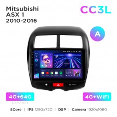Штатная магнитола Teyes CC3L 4+64 Gb Mitsubishi ASX 1 2010-2016 (A) 10"