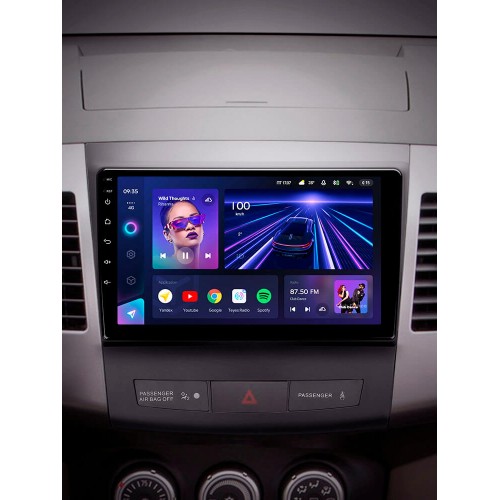 Штатна магнітола Teyes CC3L 4+64 Gb Mitsubishi Outlander 2 CW0W 2005-2013 / Citroen C-Crosser 1 2007-2013 / Peugeot 4007 2007-2012 (A) 9"