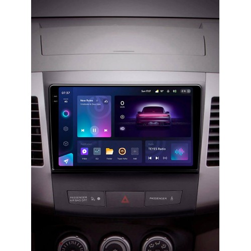 Штатна магнітола Teyes CC3 2k 4+64 Gb Mitsubishi Outlander 2 CW0W 2005-2013 / Citroen C-Crosser 1 2007-2013 / Peugeot 4007 2007-2012 (A) 9"