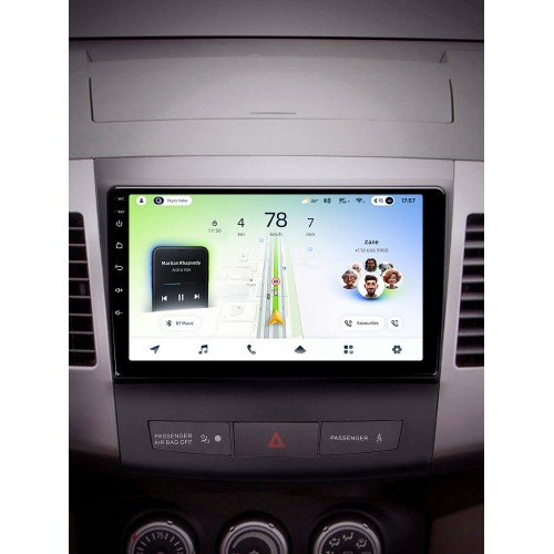 Штатная магнитола Teyes CC4L 6+64 Gb Mitsubishi Outlander 2 CW0W 2005-2013 / Citroen C-Crosser 1 2007-2013 / Peugeot 4007 2007-2012 (A) 9"