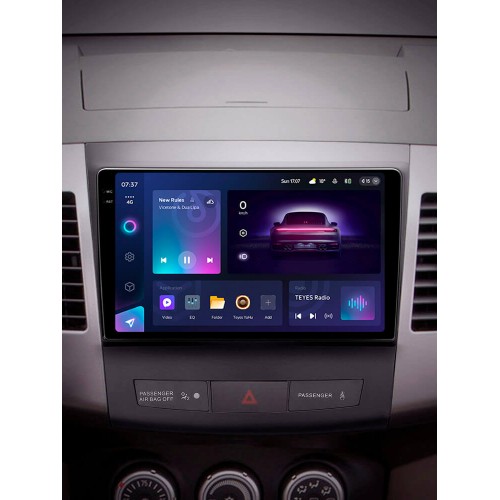 Штатна магнітола Teyes CC3 2k 4+32 Gb Mitsubishi Outlander 2 CW0W 2005-2013 / Citroen C-Crosser 1 2007-2013 / Peugeot 4007 2007-2012 (B) 9"