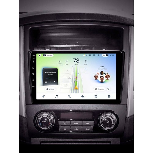 Штатна магнітола Teyes CC4L 6+64 Gb Mitsubishi Pajero 4 V80 V90 2006-2024 9"