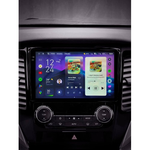 Штатная магнитола Teyes CC4 Pro 2k 12+256 Gb Mitsubishi Pajero Sport 3 2016-2018 9"