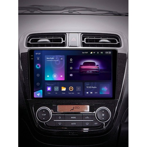 Штатная магнитола Teyes CC3 2k 6+128 Gb 360° Mitsubishi Mirage 6 2012-2018 9"