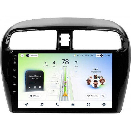 Штатна магнітола Teyes CC4L 4+64 Gb Mitsubishi Mirage 6 2012-2018 9"