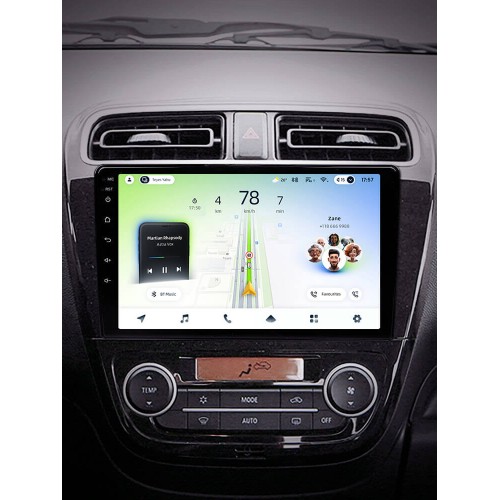 Штатна магнітола Teyes CC4L 4+64 Gb Mitsubishi Mirage 6 2012-2018 9"