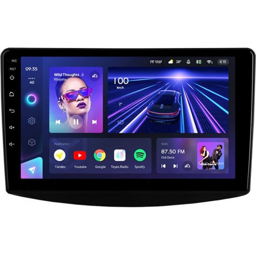 Штатная магнитола Teyes CC3L 4+64 Gb Mitsubishi Grandis 1 2003-2010 (F1) 9"